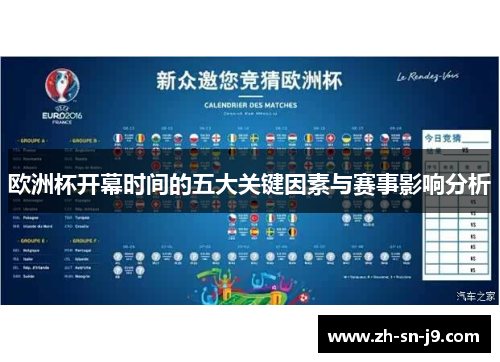 欧洲杯开幕时间的五大关键因素与赛事影响分析 欧洲杯开幕时间的五大关键因素与赛事影响分析