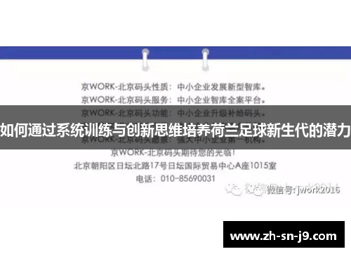 如何通过系统训练与创新思维培养荷兰足球新生代的潜力
